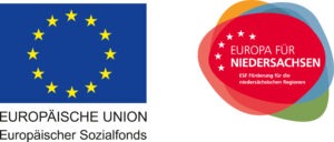 Druck ESF-Projekte - Logo EU und Niedersachsen