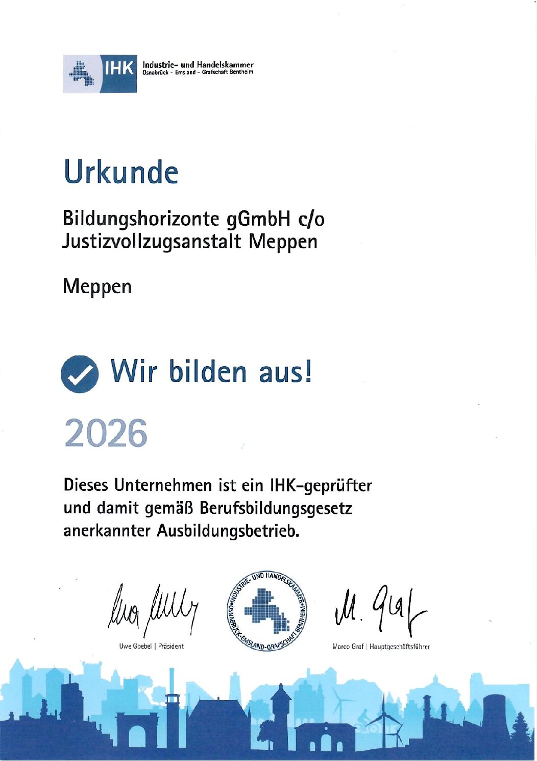Anerkennung der IHK GRtafschaft BEntheim Osnabrück